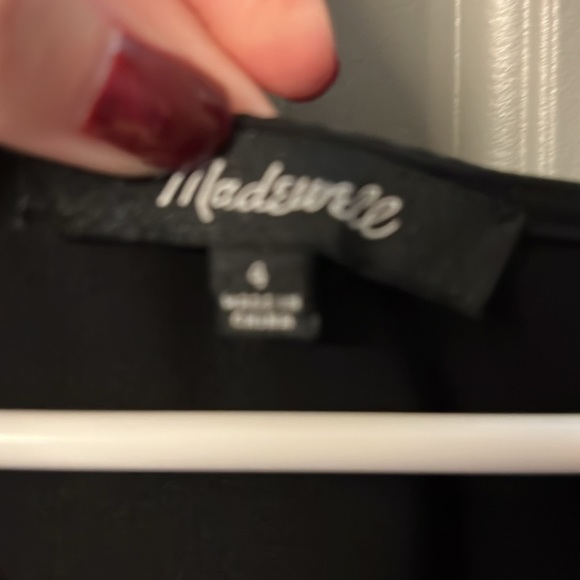 Madewell Black Ballad Tunic Dress - Picture 3 of 4